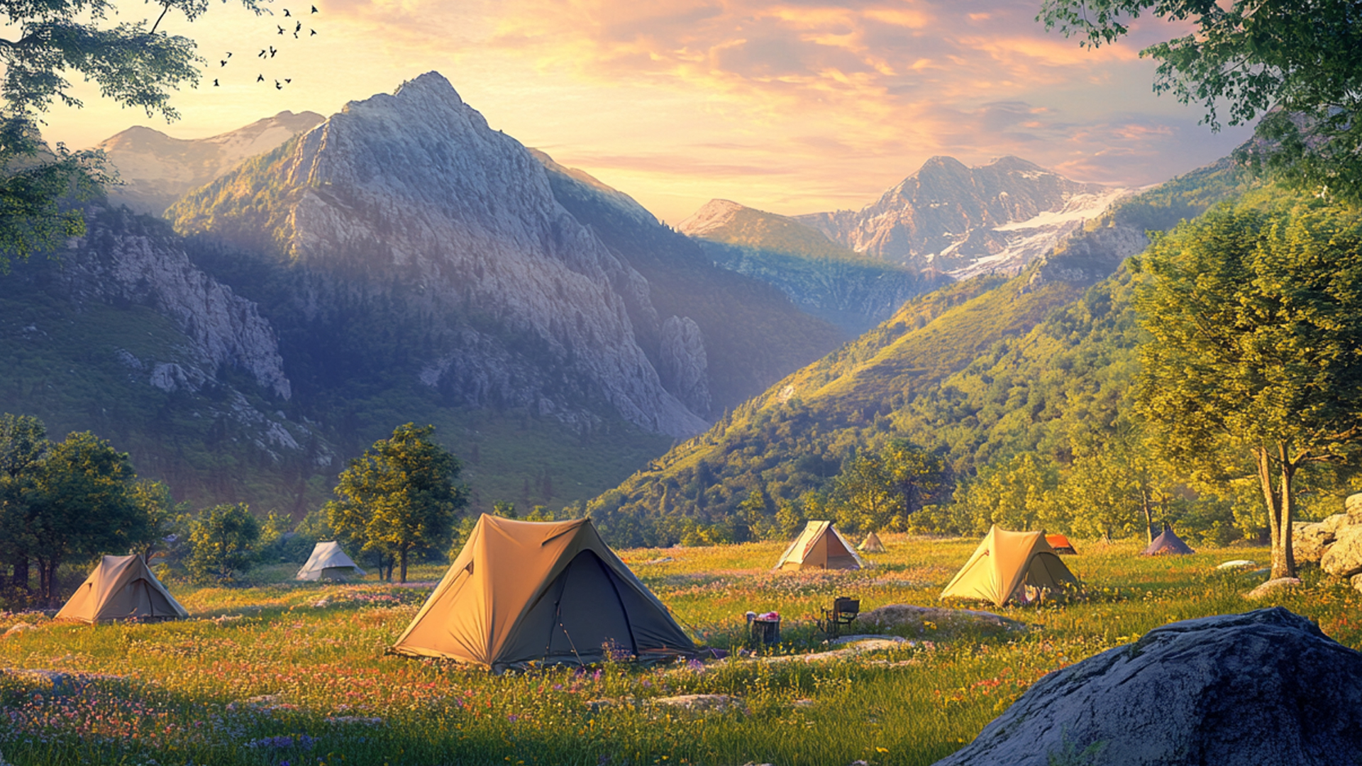 Camping for caravans